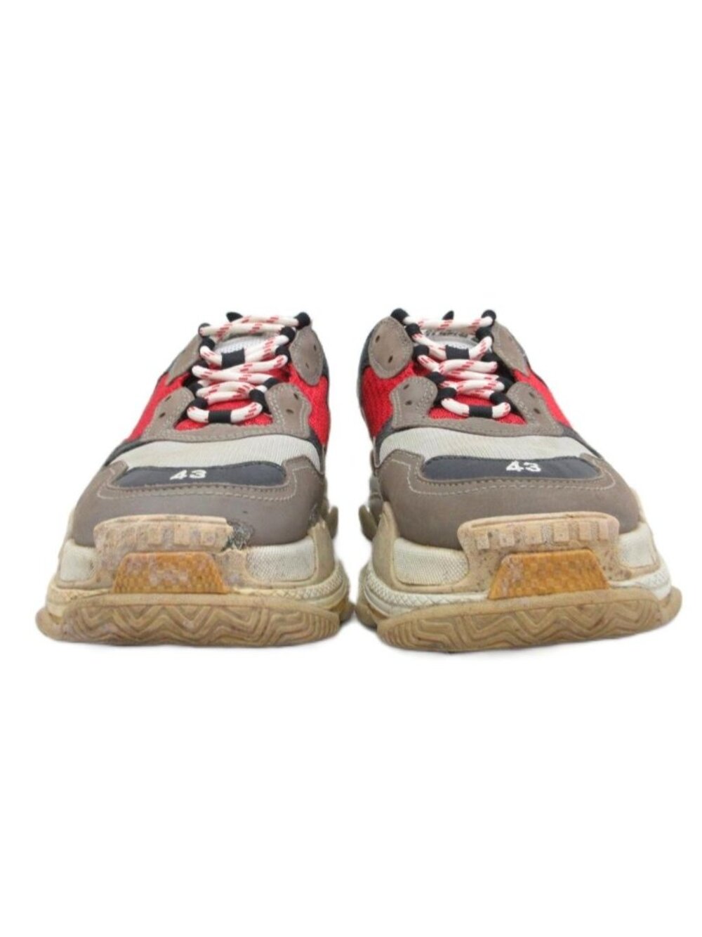 Balenciaga Triple S Sneakers Low Cut Shoes Blue Multicolor - Picture 4 of 9